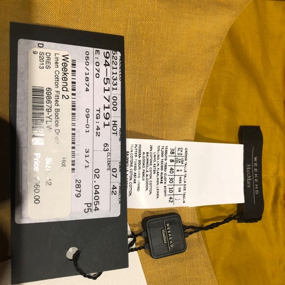 MAXMARA weekend linen sleeveless dress - Picture 5 of 5